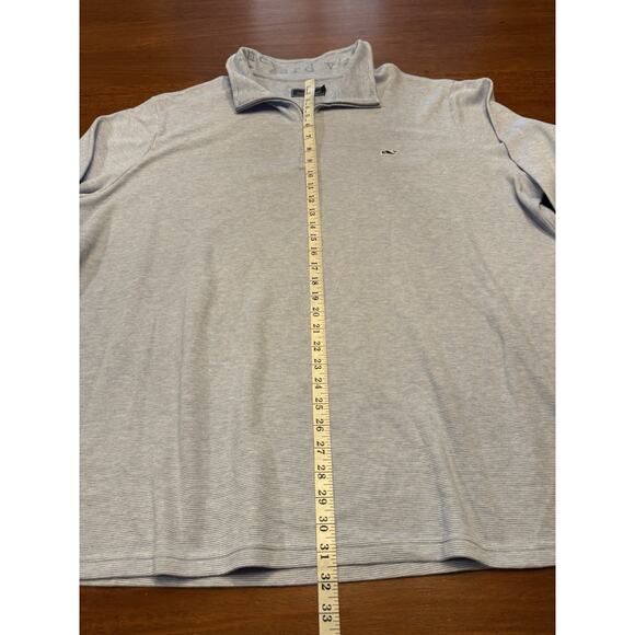 3 XLT Vineyard Vines Quarter Zip Pullover Sweatshirt Carolina Blue Tarheels 3XT - Picture 6 of 11